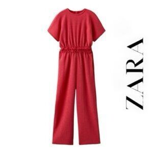 Zara Red jumpsuit, size 13-14, 164cm